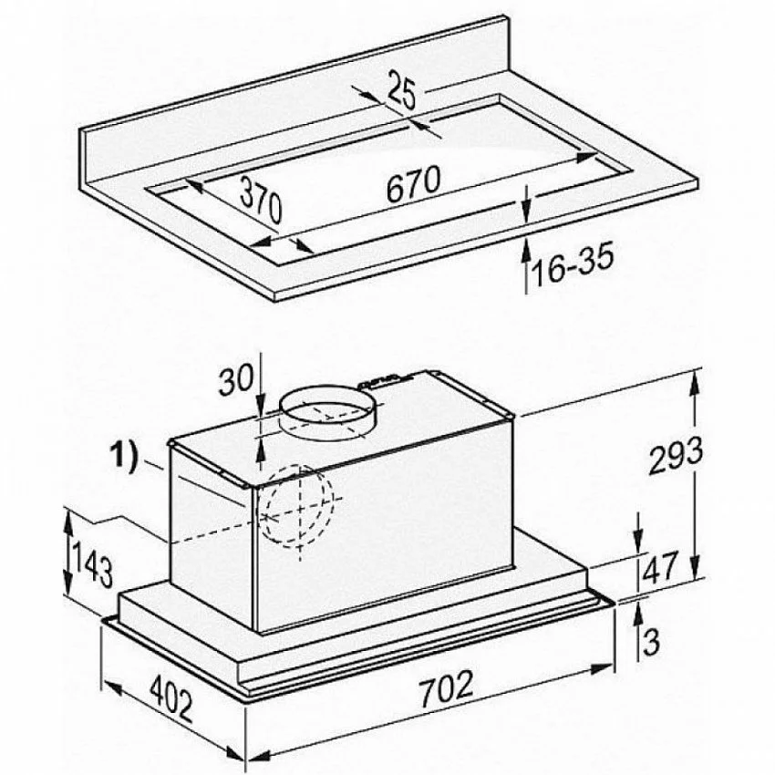Вытяжка MIELE DA 2578