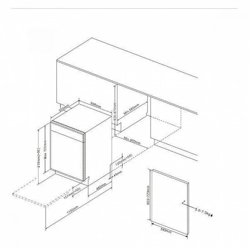 Посудомоечная машина TOSHIBA DW-10B2(B)-RU