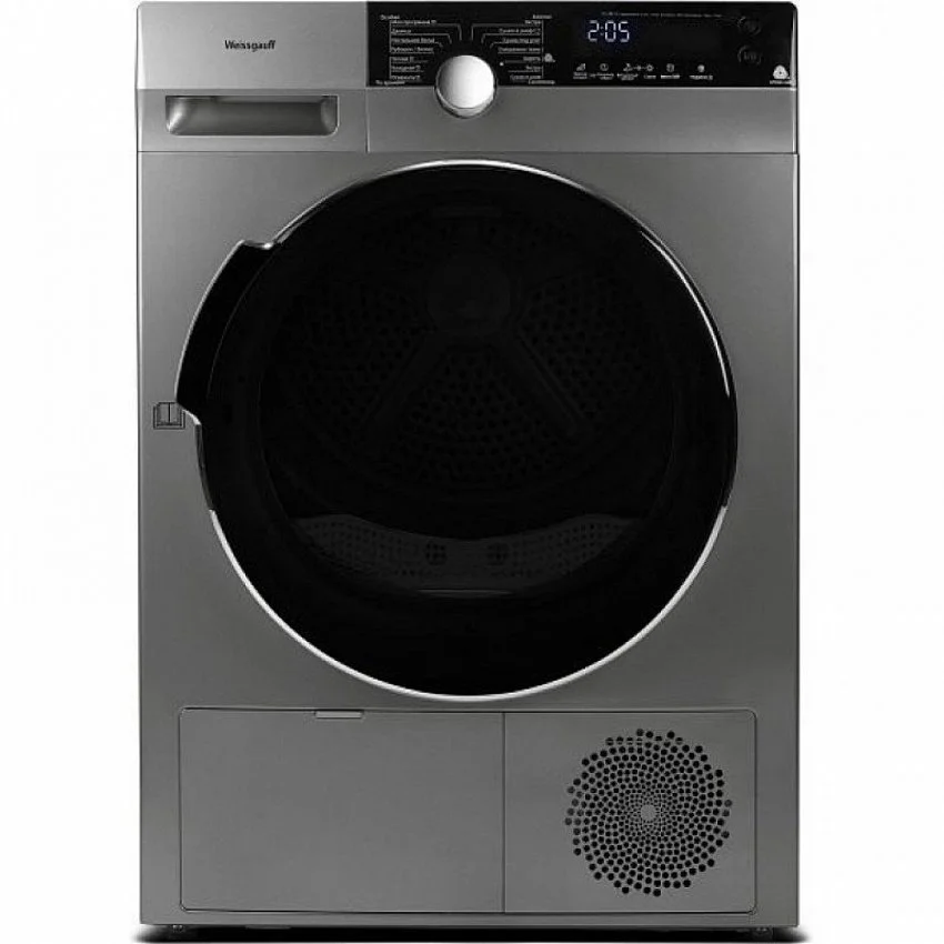 Сушильная машина WEISSGAUFF WD 599 DC INVERTER HEAT PUMP SILVER