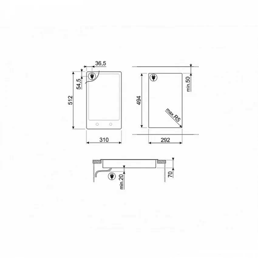 Варочная панель SMEG PGF32C