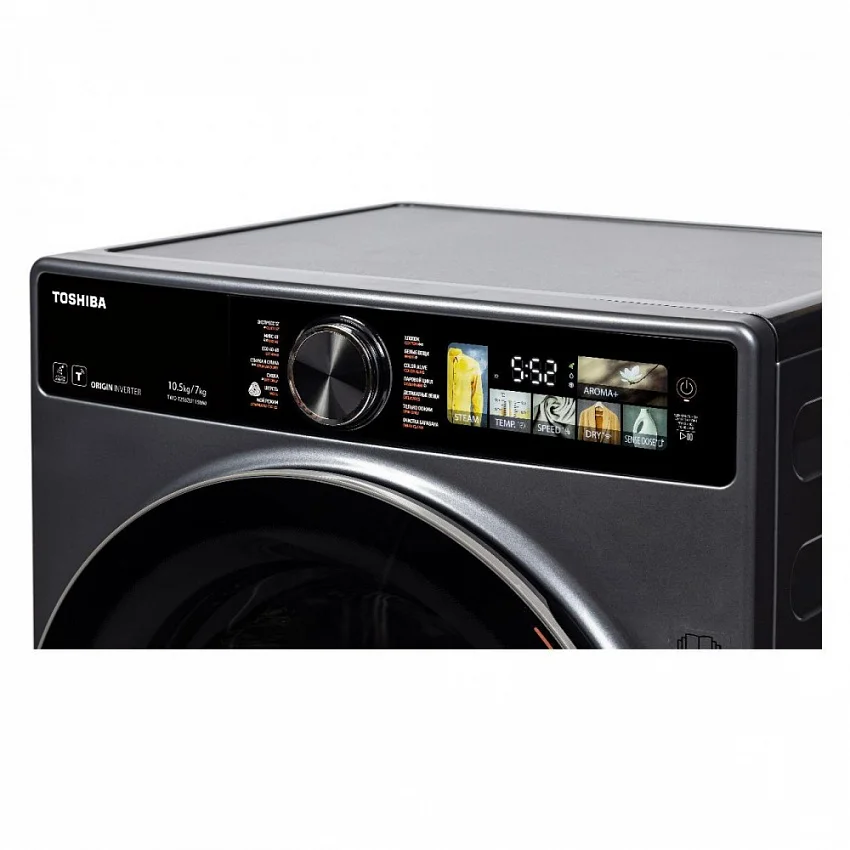 Стиральная машина с сушкой TOSHIBA TWD-T25BZU115MWRU(MG)