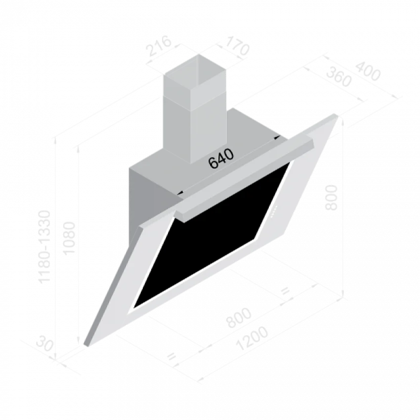 Вытяжка BELTRATTO CPG 120V