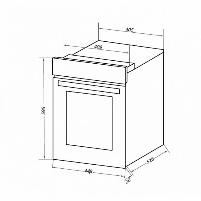 Духовой шкаф MAUNFELD EOEC516S1