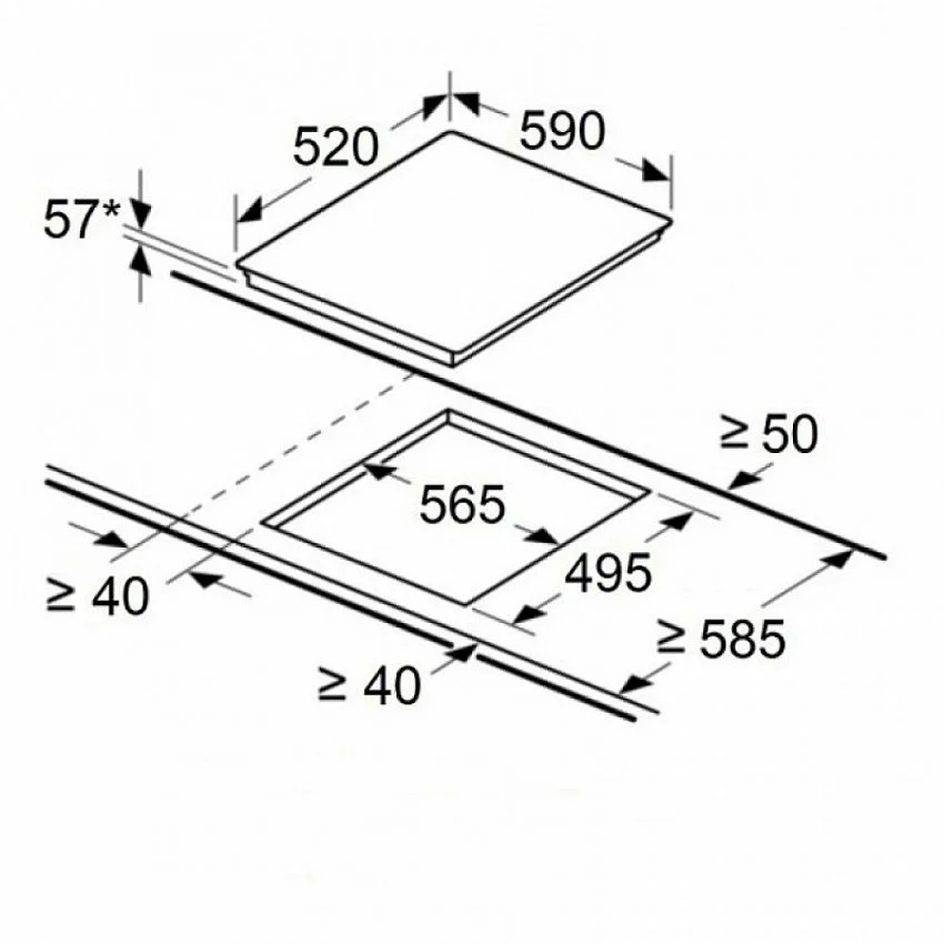 Варочная панель MAUNFELD CVI594MBK