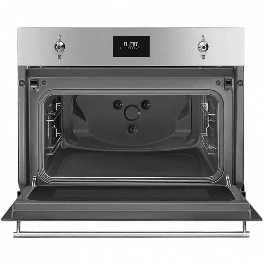 Встраиваемая микроволновая печь SMEG SO4301M0X CLASSICA