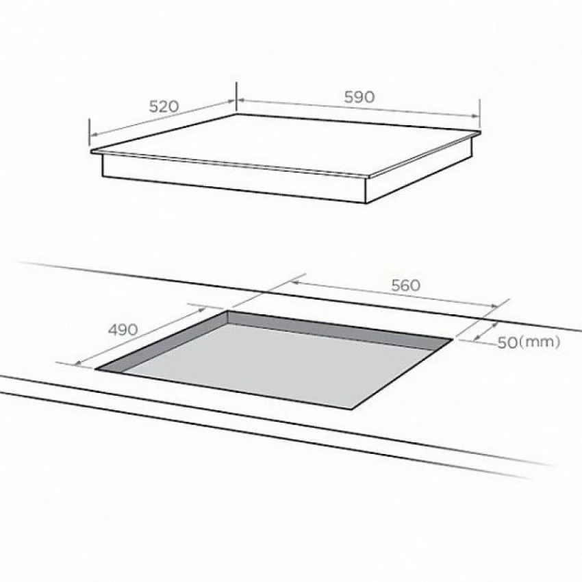 Варочная панель MIDEA MCH 64767 F