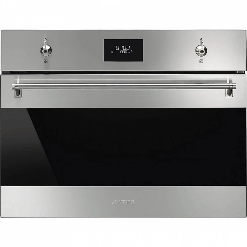 Встраиваемая микроволновая печь SMEG SO4301M0X CLASSICA