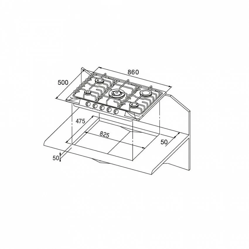 Варочная панель KUPPERSBERG FV9TGRZ C BRONZE