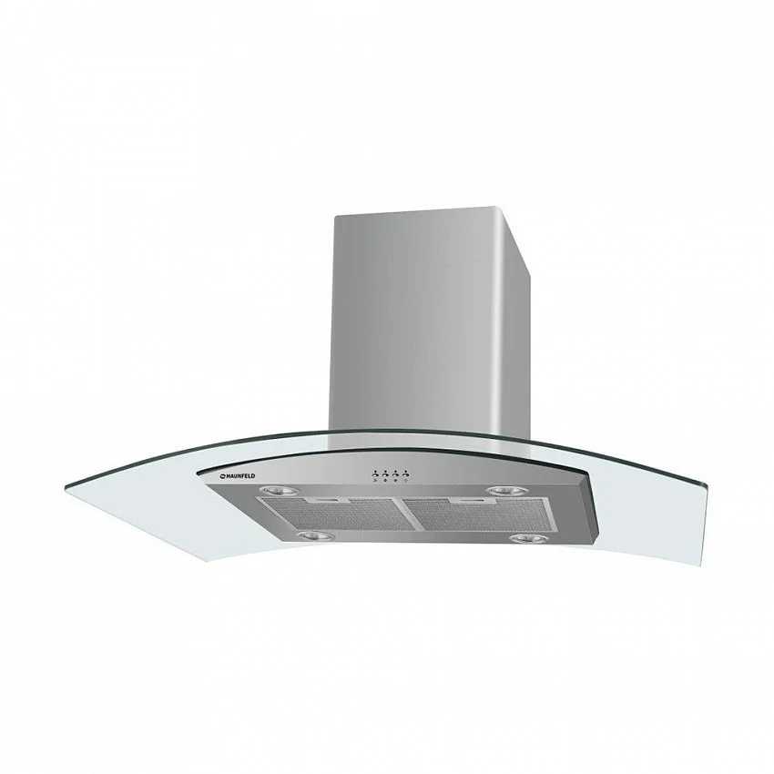 Вытяжка MAUNFELD ANCONA PLUSA ISLA 90 INOX GLASS TRANSPARENT