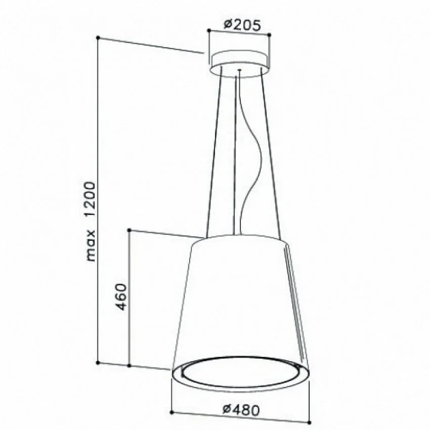 Вытяжка SIRIUS SILT28 COPPER