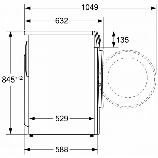 Стиральная машина BOSCH WGA254XVME