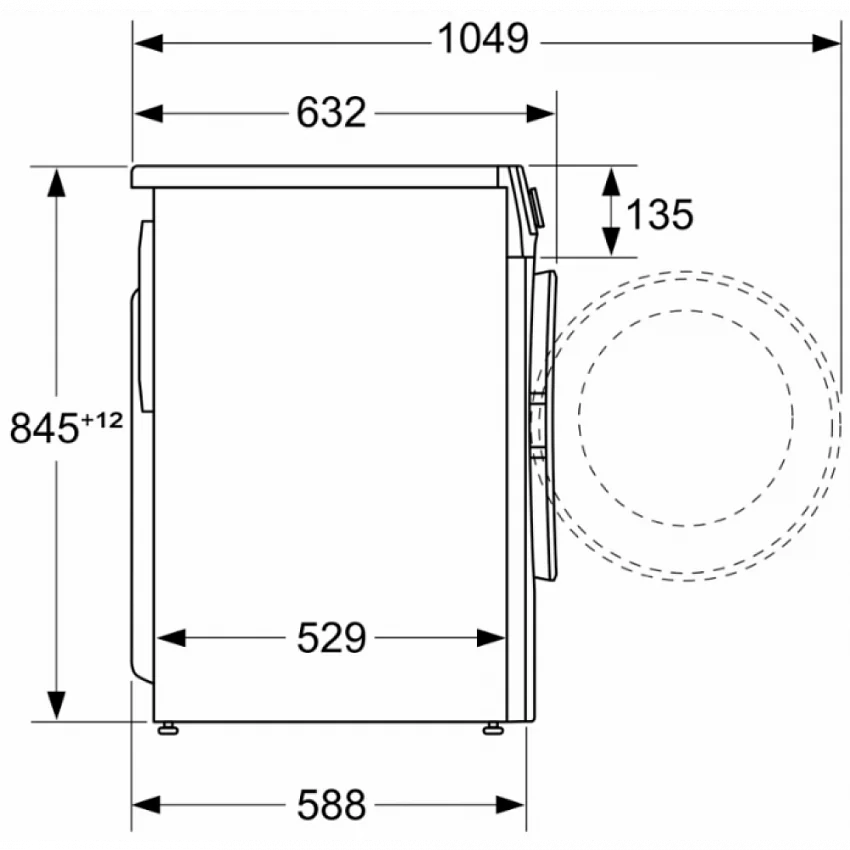 Стиральная машина BOSCH WGA254XVME