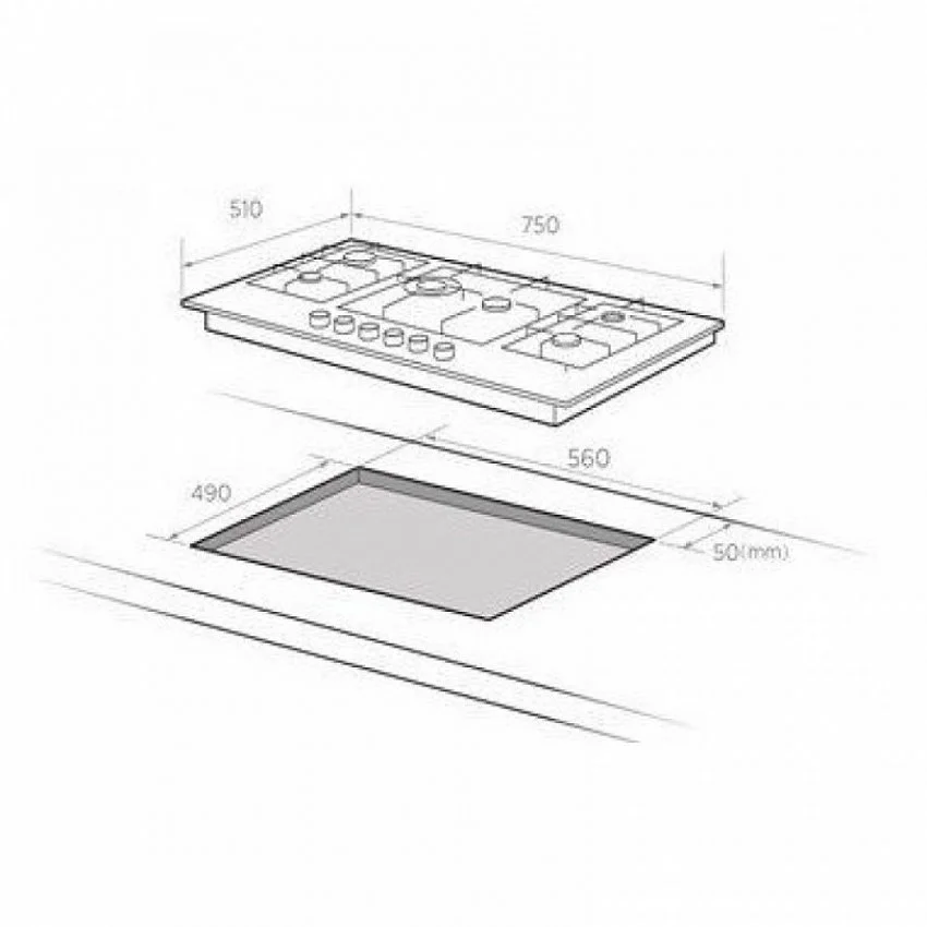 Варочная панель MIDEA MG7560TGB