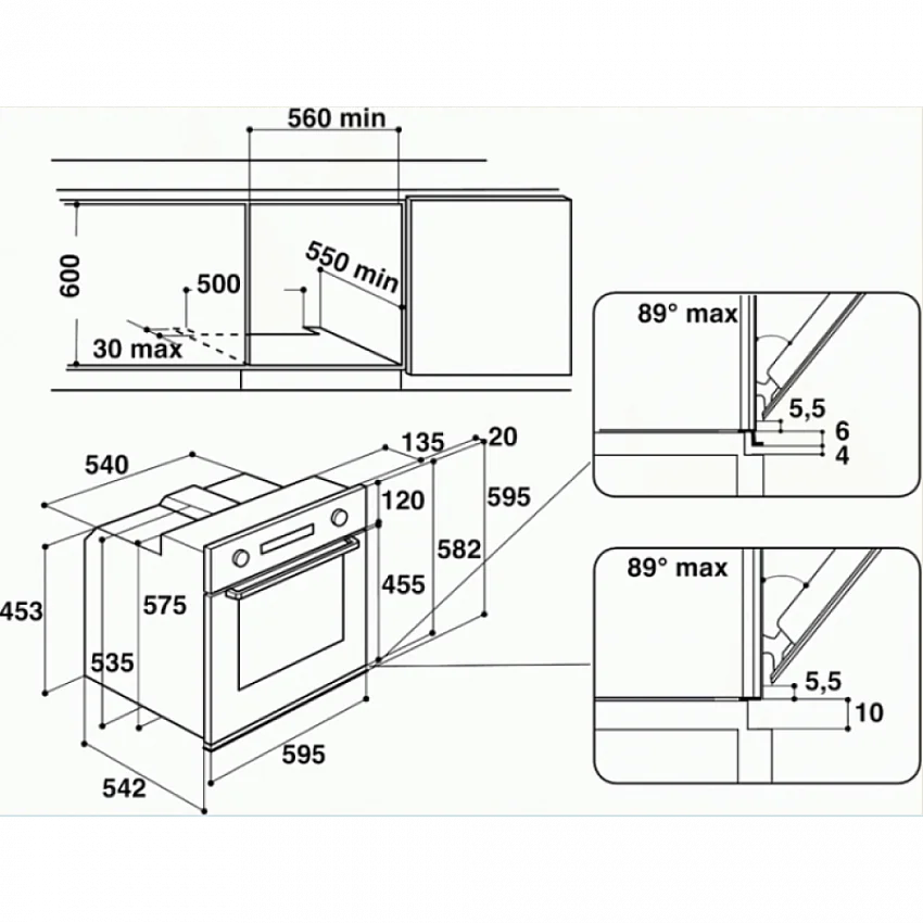 Духовой шкаф WHIRLPOOL AKP 7460/IX