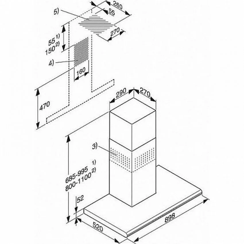 Вытяжка MIELE DA6296W