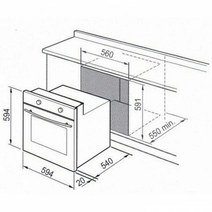 Духовой шкаф DELONGHI CM 6 B