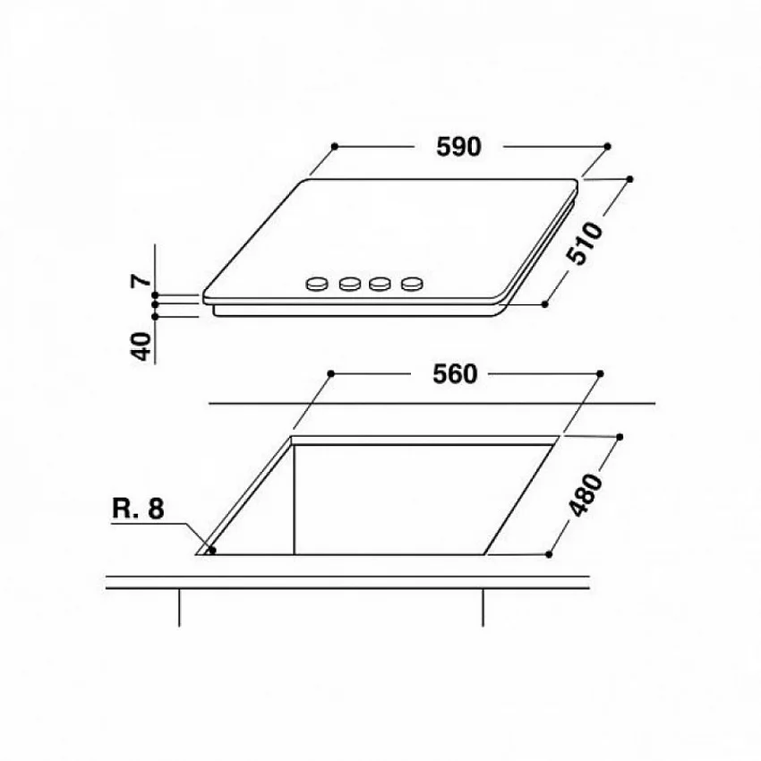 Варочная панель WHIRLPOOL GMF 6422 IXL