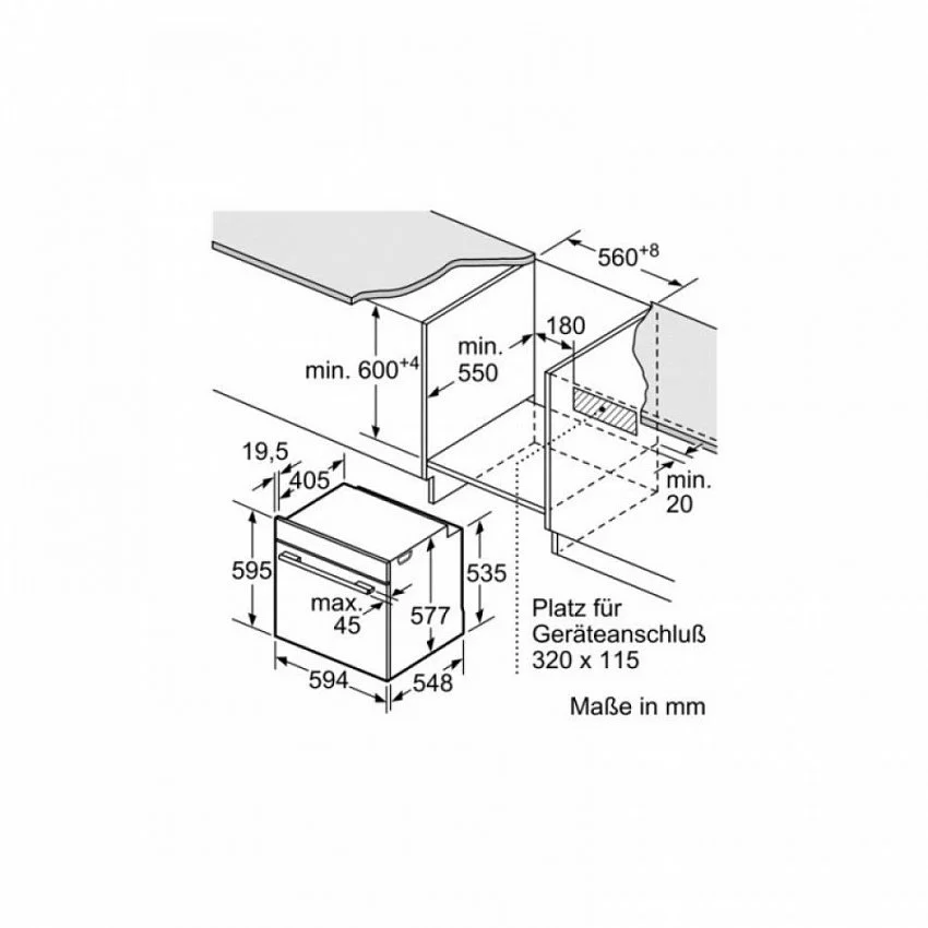 Духовой шкаф BOSCH HMG 636 RS1