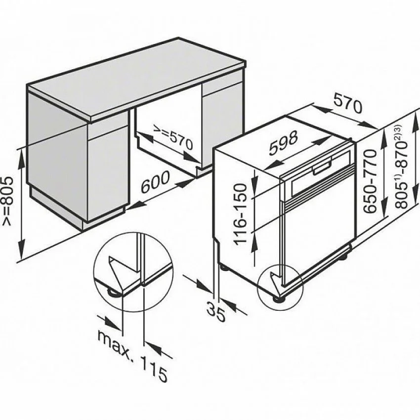 Посудомоечная машина MIELE G 4203 I ACTIVE BRWS