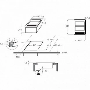 Варочная панель KITCHENAID KHCMF 45000