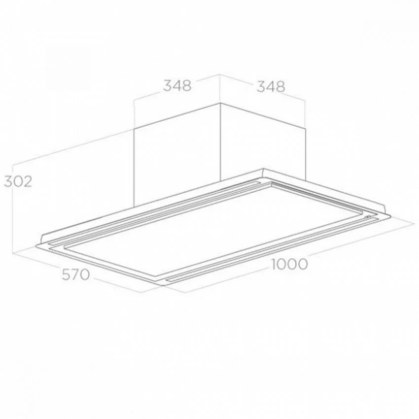 Вытяжка ELICA HILIGHT GLASS H30 WH/A/100
