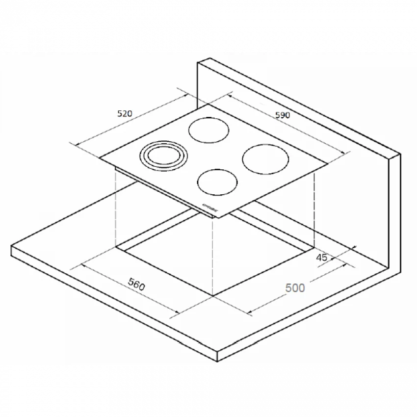 Варочная панель KUPPERSBERG ECS 623