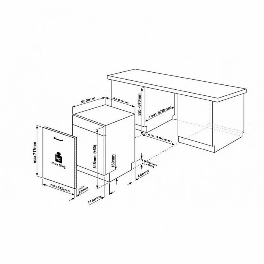 Посудомоечная машина BEKO DIS 39020