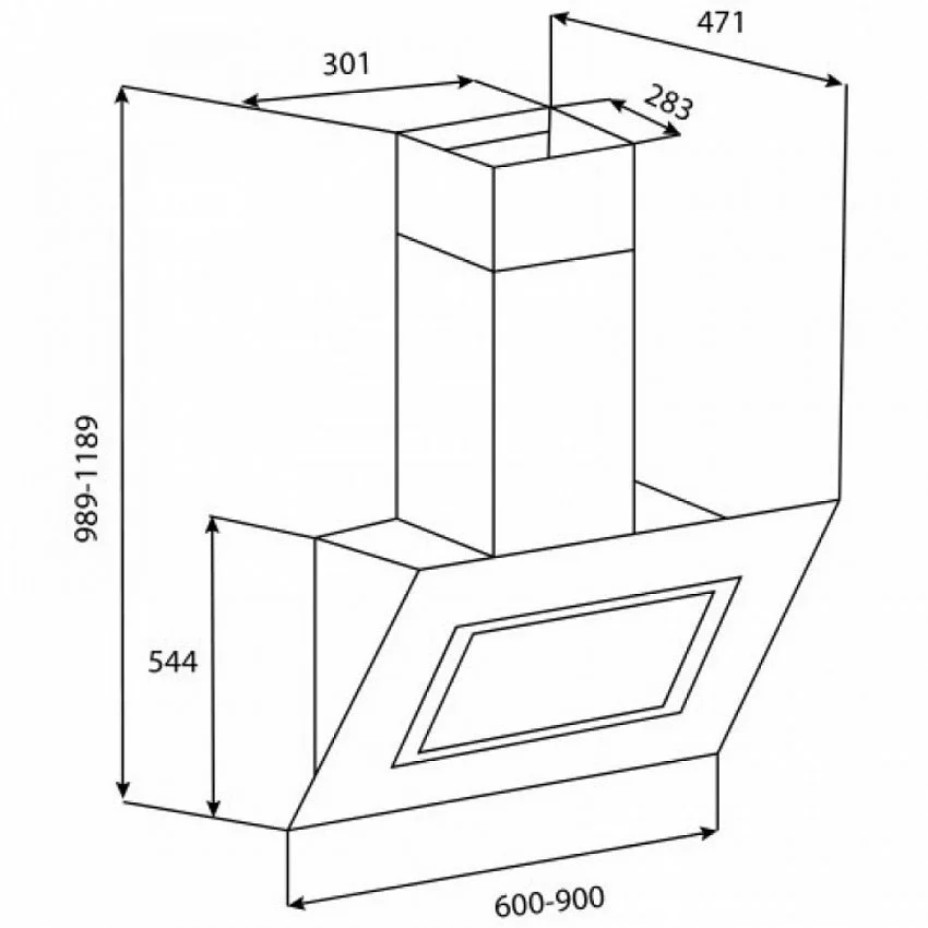 Вытяжка KORTING KHC 91080 GW