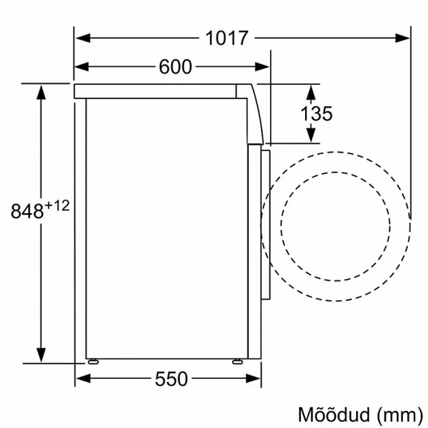Стиральная машина BOSCH WNA134L0SN