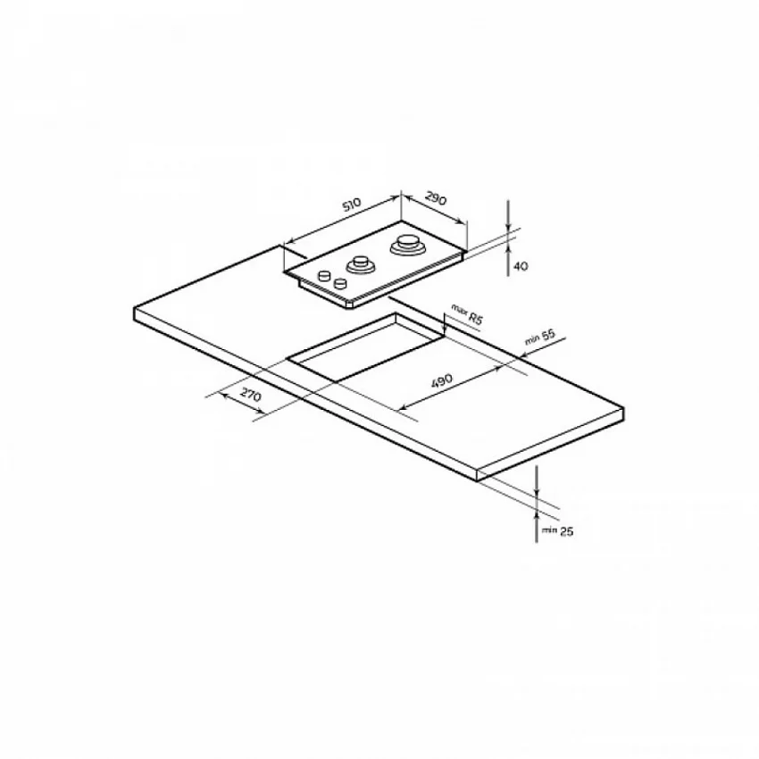 Варочная панель MILLEN MGH 301 WH
