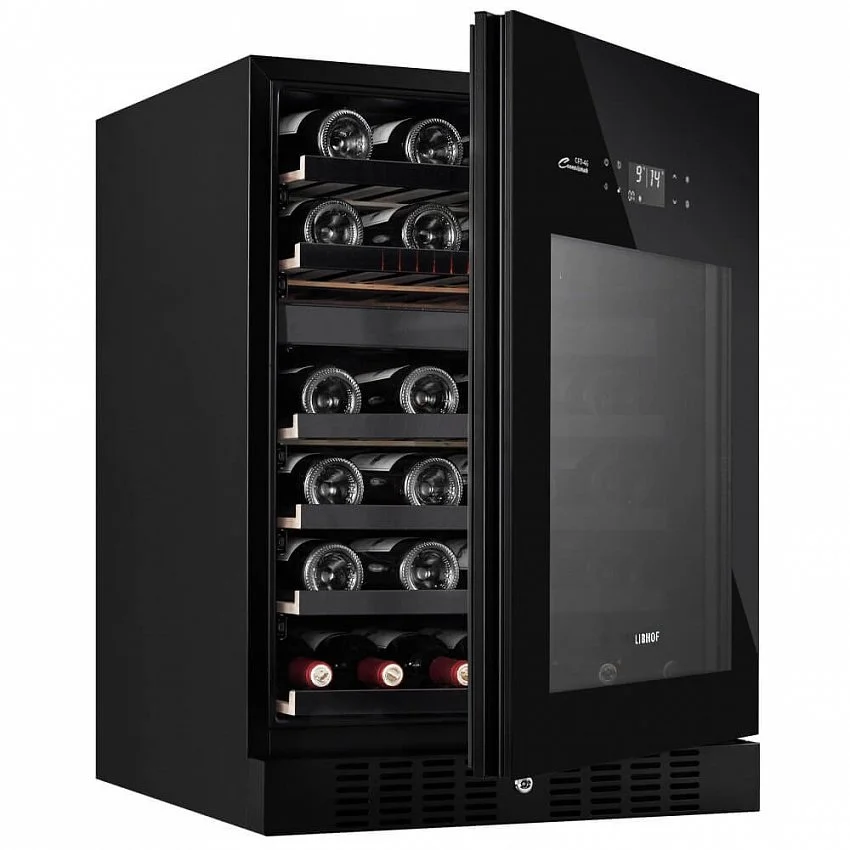 Встраиваемый винный шкаф LIBHOF CFD-46 BLACK