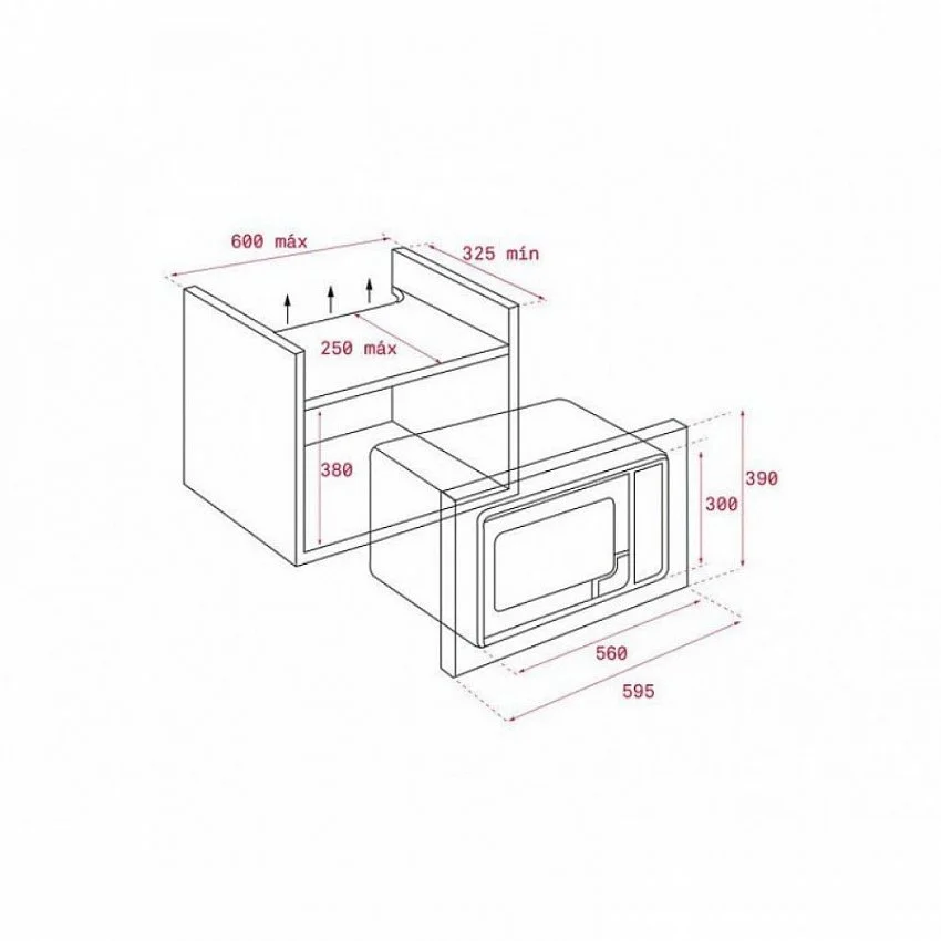 Микроволновая печь TEKA ML 8200 BIS NIGHT RIVER BLACK