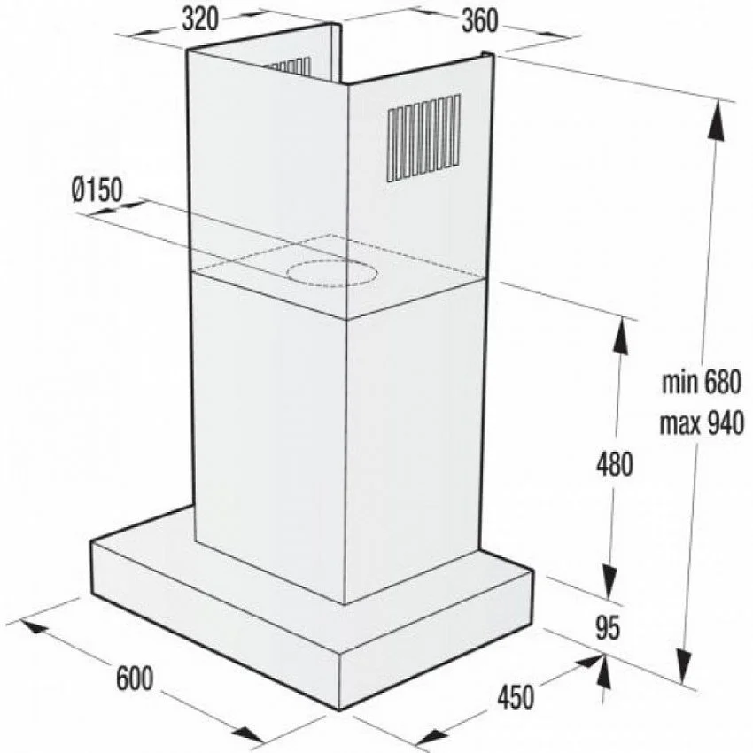 Вытяжка GORENJE WHT68INI