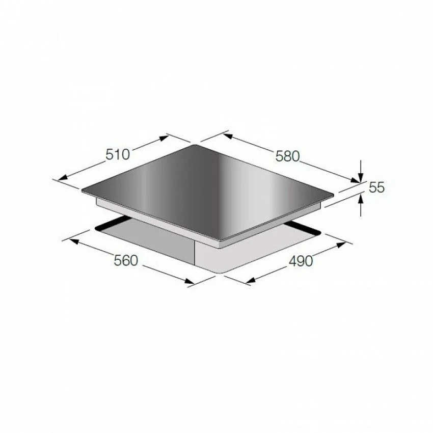 Варочная панель FULGOR CH 604 ID TS BK