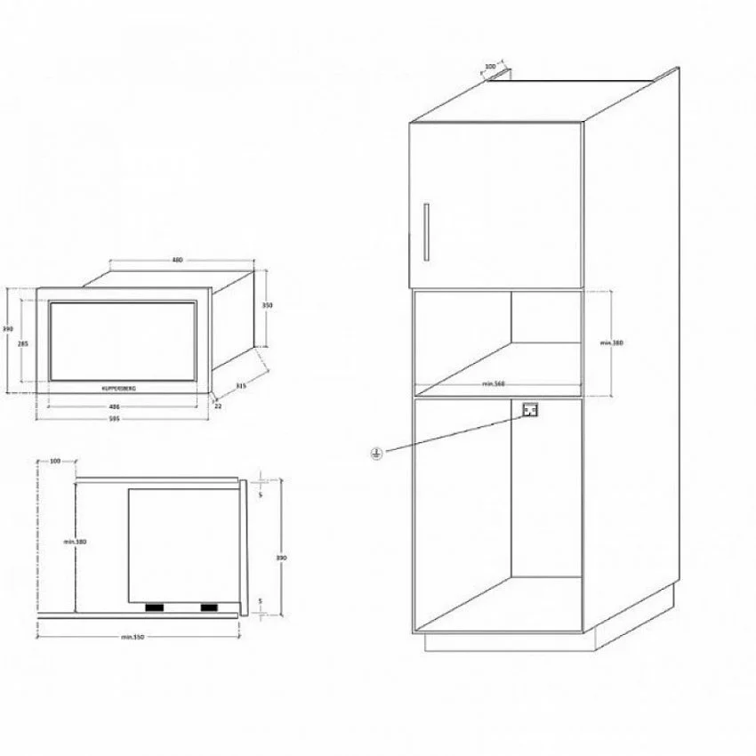 Микроволновая печь KUPPERSBERG HMW 655 W