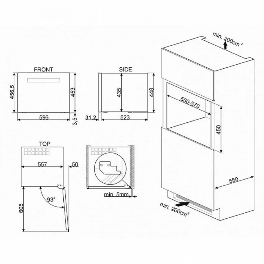 Винный шкаф SMEG CVI621LWNR3