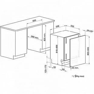 Посудомоечная машина SMEG STLA825A-1