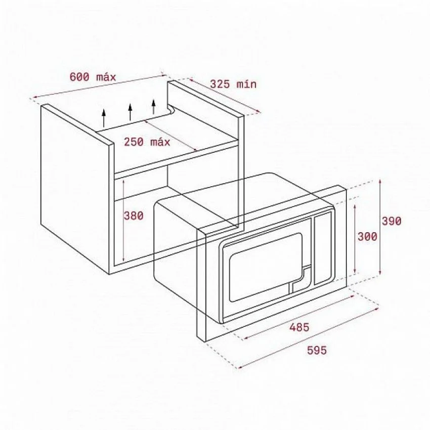 Микроволновая печь TEKA MS 620 BIS