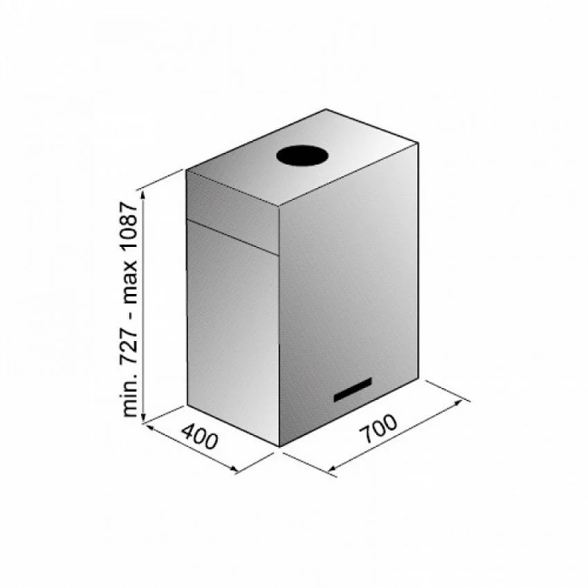 Вытяжка KORTING KHA 7950 X CUBE