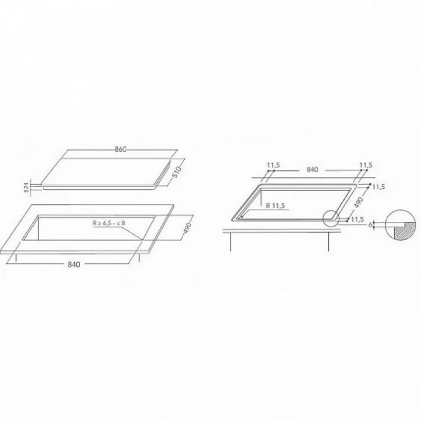 Варочная панель KITCHENAID KHIP5 90510