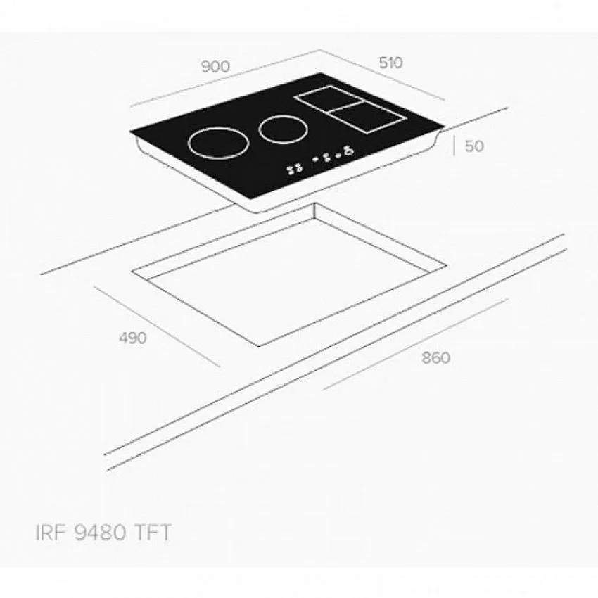 Варочная панель TEKA WISH MAESTRO IHOB IRF 9480 TFT