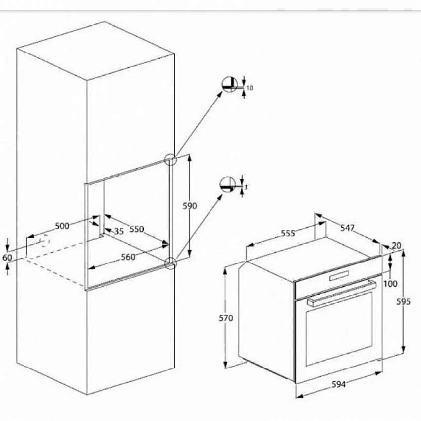 Духовой шкаф BEKO BIS 15300 X