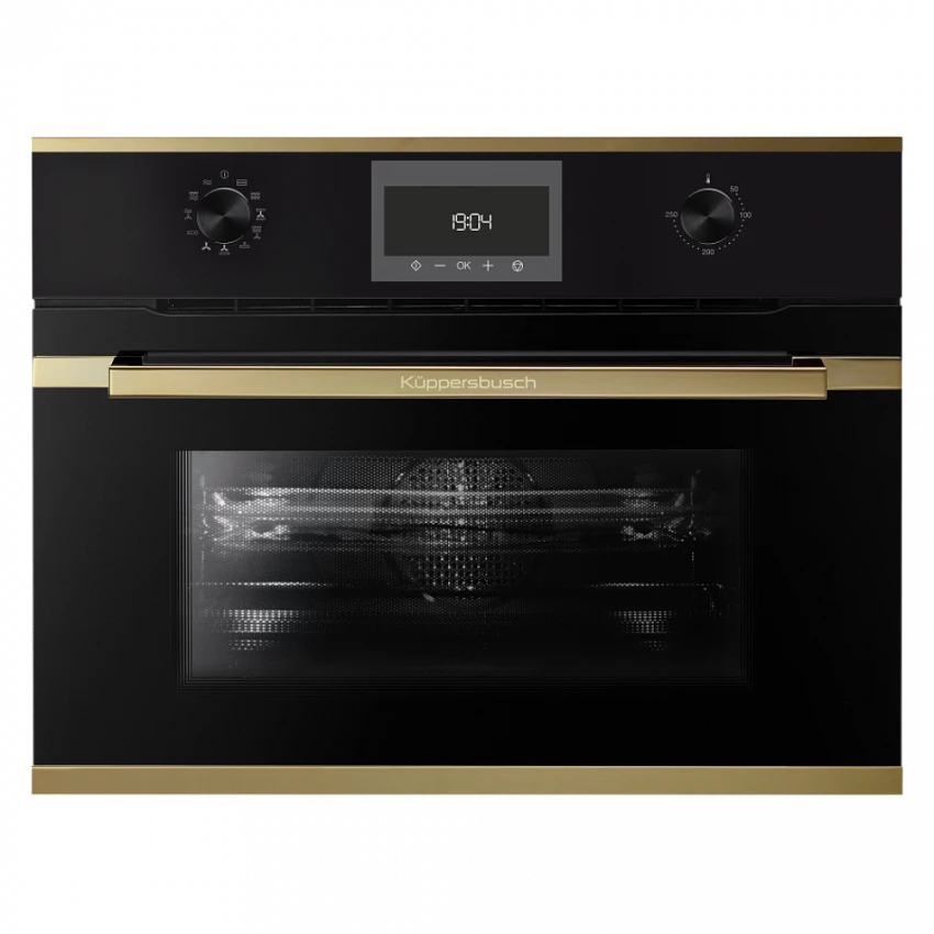 Компактный духовой шкаф с СВЧ KUPPERSBUSCH CBM 6330.0 S4 GOLD