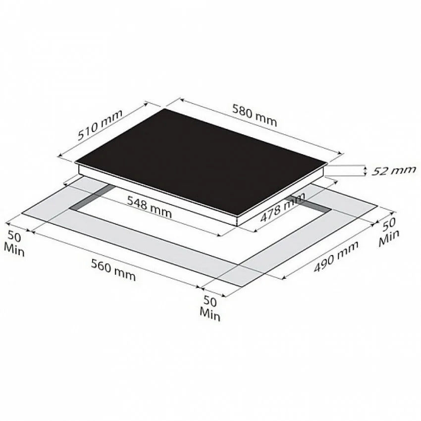 Варочная панель KORTING HI 62022 B