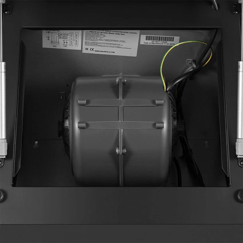 Вытяжка MAUNFELD MEDWAY 50 GLASS BLACK INOX