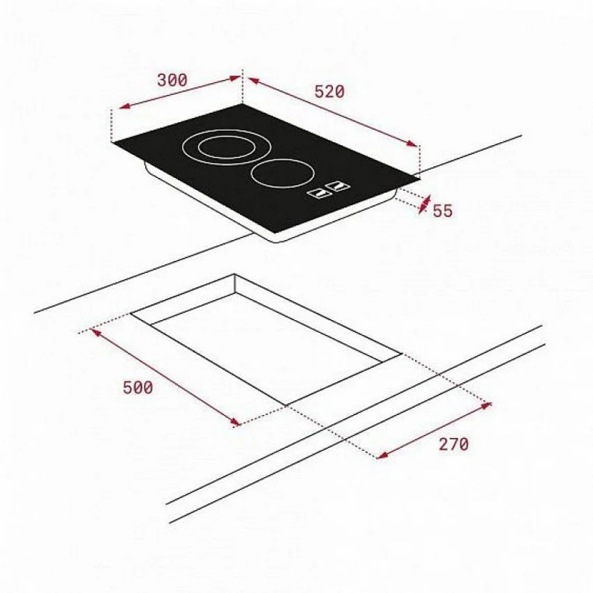 Варочная панель TEKA TZC 32320 TTC BLACK