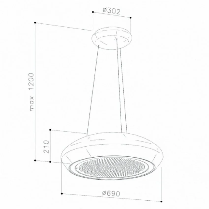 Вытяжка SIRIUS SILT26 DERUTA COPPER