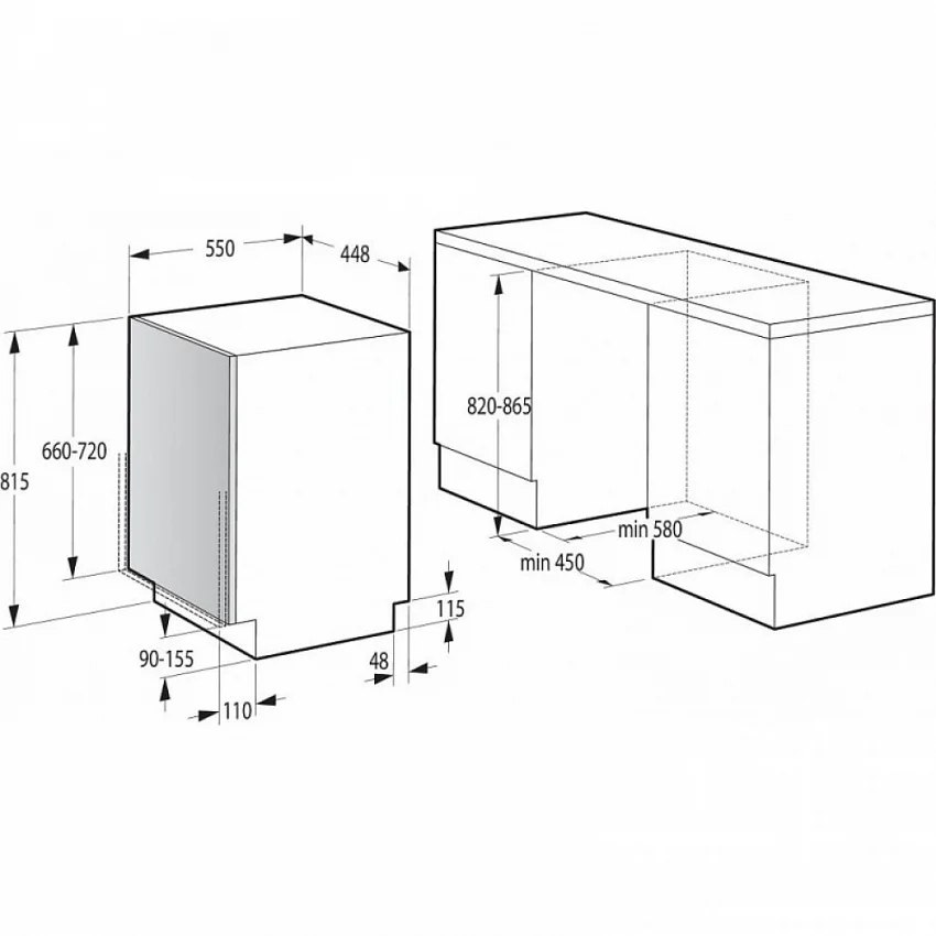 Посудомоечная машина GORENJE GV531E10