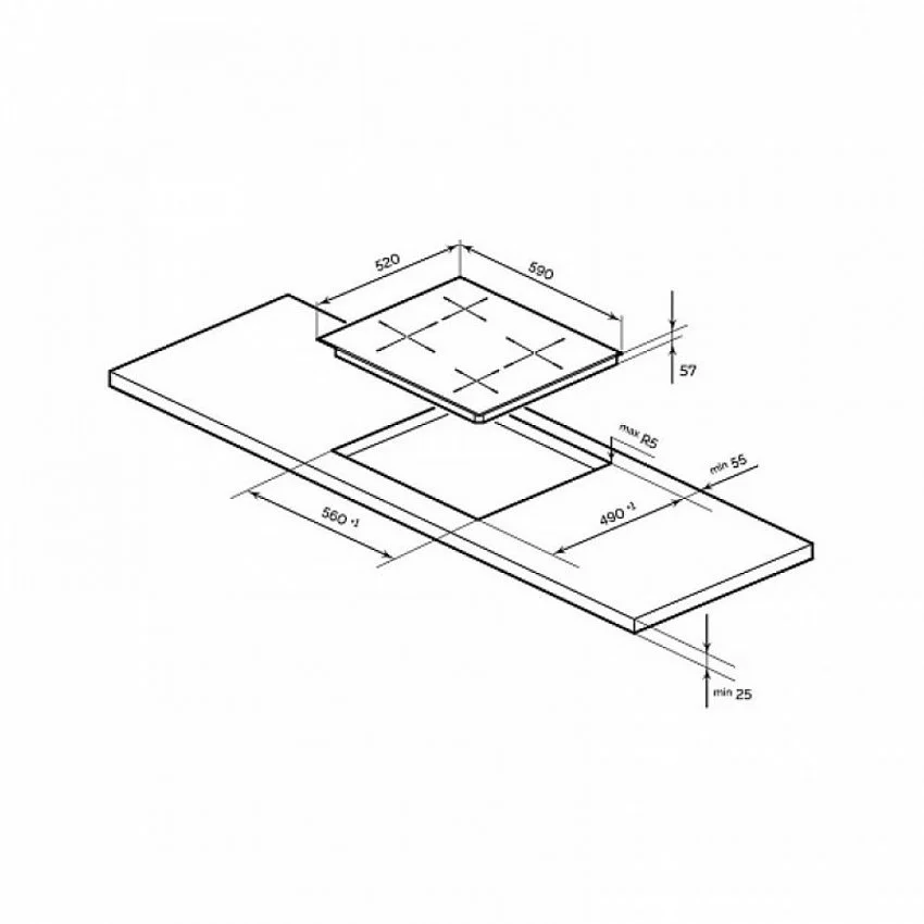 Варочная панель MILLEN MIH 601 BL