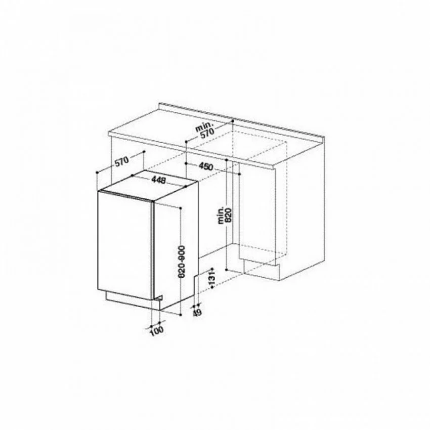 Посудомоечная машина WHIRLPOOL ADG 910 FD